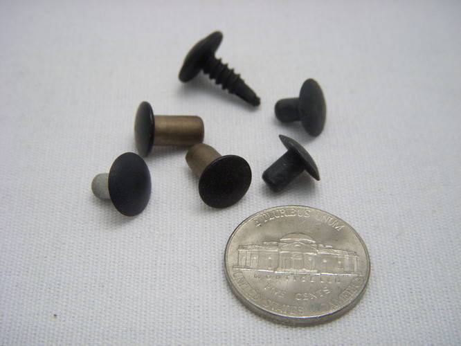 Industrial Teflon® coating services for rivets & fasteners